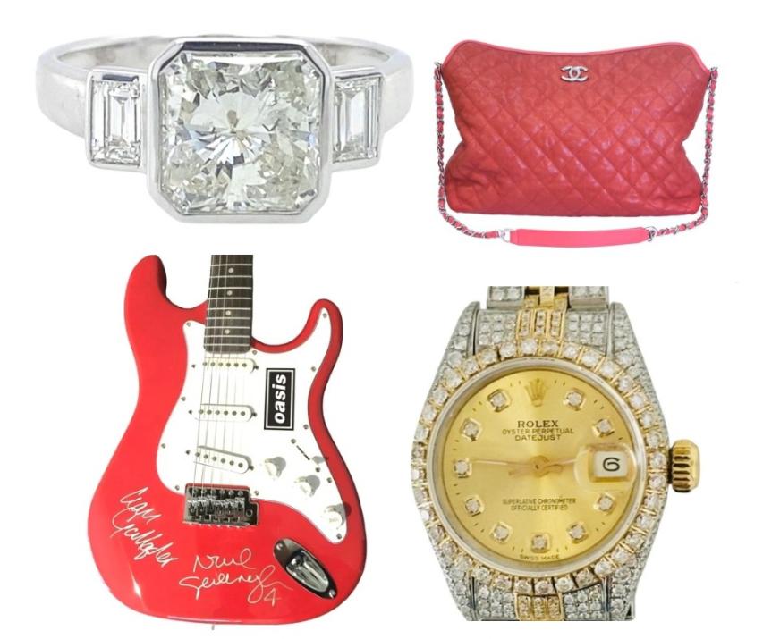 URGENT BANKRUPTCY AUCTION FINE JEWLLERY, SWISS WATCHES, DESIGNER BAGS, PENFOLDS GRANGE, FINE ART INCLUDING A RARE SIGNED OASIS GUITAR! BUY YOUR XMAS GIFTS HERE!